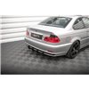 Maxton - Street Pro Central Diffuseur Arriere BMW 3 Coupe E46 Noir