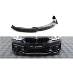 Maxton - Lame Du Pare-Chocs Avant V.6 BMW 4 Coupe / Gran Coupe / Cabrio M-Pack F32 / F36 / F33