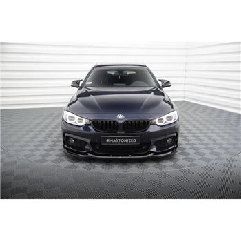 Maxton - Lame Du Pare-Chocs Avant V.6 BMW 4 Coupe / Gran Coupe / Cabrio M-Pack F32 / F36 / F33 