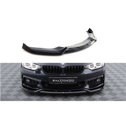 Maxton - Lame Du Pare-Chocs Avant V.5 BMW 4 Coupe / Gran Coupe / Cabrio M-Pack F32 / F36 / F33