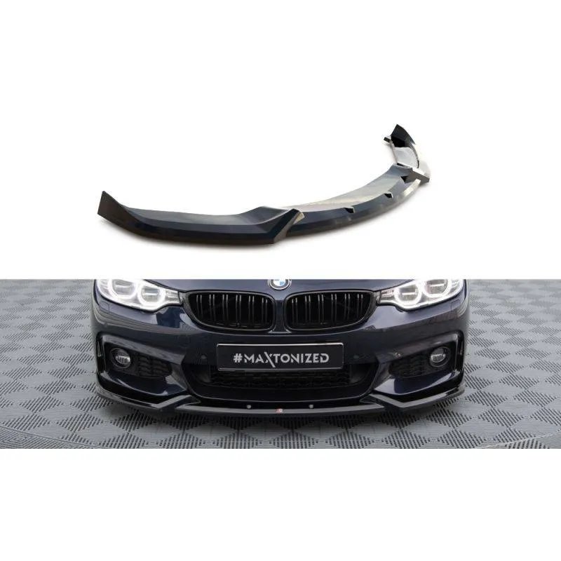 Maxton - Lame Du Pare-Chocs Avant V.5 BMW 4 Coupe / Gran Coupe / Cabrio M-Pack F32 / F36 / F33