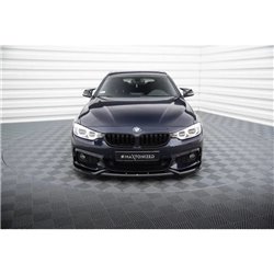 Maxton - Lame Du Pare-Chocs Avant V.5 BMW 4 Coupe / Gran Coupe / Cabrio M-Pack F32 / F36 / F33 