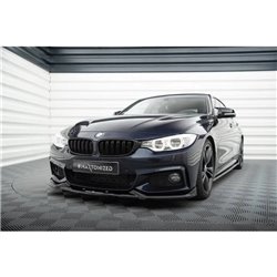 Maxton - Lame Du Pare-Chocs Avant V.5 BMW 4 Coupe / Gran Coupe / Cabrio M-Pack F32 / F36 / F33 