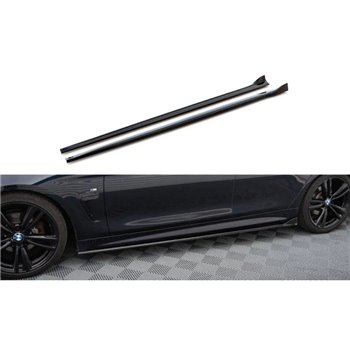 Maxton - Rajouts Des Bas De Caisse V.3 BMW 4 Coupe / Gran Coupe / Cabrio M-Pack F32 / F36 / F33