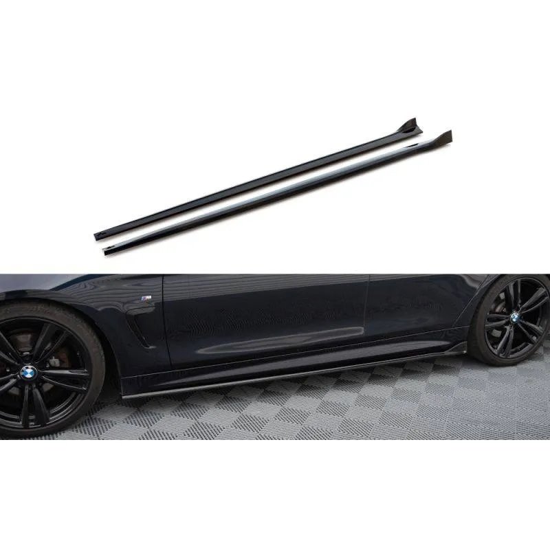 Maxton - Rajouts Des Bas De Caisse V.3 BMW 4 Coupe / Gran Coupe / Cabrio M-Pack F32 / F36 / F33