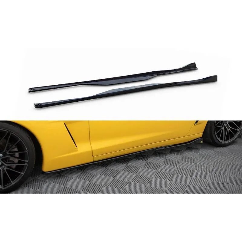 Maxton - Rajouts Des Bas De Caisse Chevrolet Corvette C6