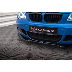 Maxton - Lame Du Pare-Chocs Avant V.1 BMW 1 M-Pack E87 / E81 Facelift 