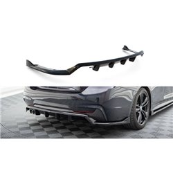 Maxton - Arriere Splitter (avec une barre verticale) BMW 4 Coupe / Gran Coupe / Cabrio M-Pack F32 / F36 / F33