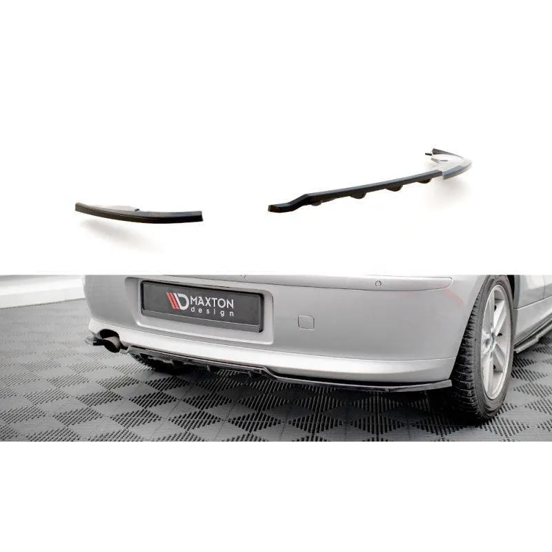 Maxton - Arriere Splitter (avec une barre verticale) BMW 1 E81 Facelift