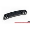 Maxton - Rajout Du Pare-Chocs Arriere V.3 + Faux Pot D'échappement Cupra Formentor Mk1 Facelift Noir Brillant \ Chrome