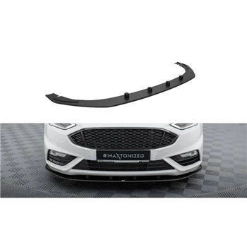 Maxton - Street Pro Lame Du Pare-Chocs Avant Ford Mondeo Sport Mk5 Facelift / Fusion Sport Mk2 Facelift Noir