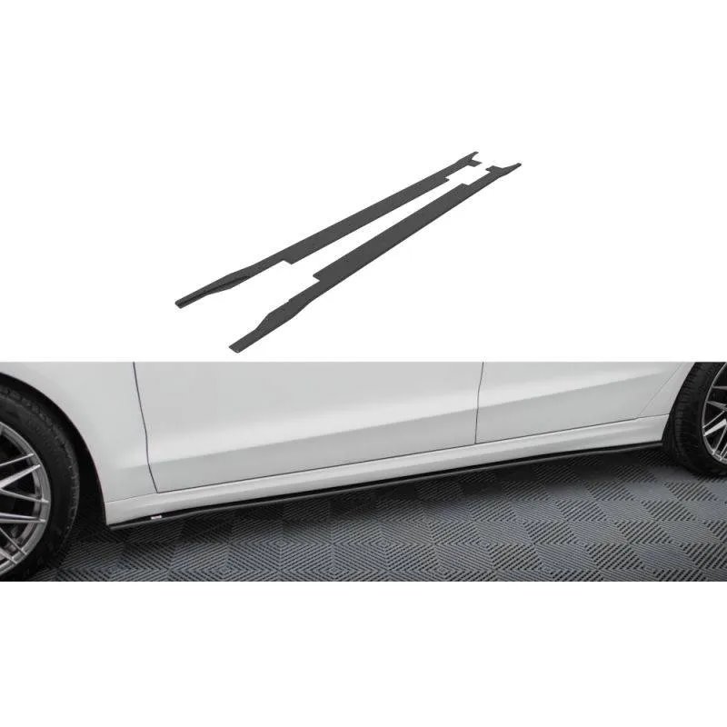 Maxton - Street Pro Rajouts Des Bas De Caisse Ford Mondeo Sport Mk5 Facelift / Fusion Sport Mk2 Facelift Noir-Rouge