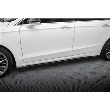 Maxton - Street Pro Rajouts Des Bas De Caisse Ford Mondeo Sport Mk5 Facelift / Fusion Sport Mk2 Facelift Noir-Rouge