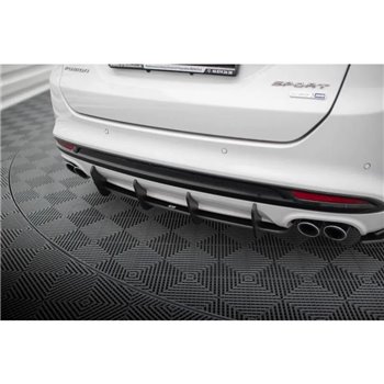 Maxton - Street Pro Central Diffuseur Arriere Ford Mondeo Sport Mk5 Facelift / Fusion Sport Mk2 Facelift Rouge
