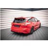Maxton - Street Pro Central Diffuseur Arriere Ford Focus Estate ST Mk4 Noir-Rouge