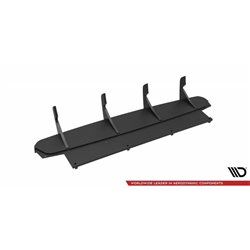Maxton - Street Pro Central Diffuseur Arriere Ford Focus Estate ST Mk4 Noir-Rouge