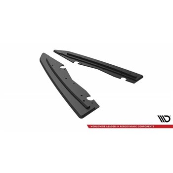 Maxton - Street Pro Lame Du Pare Chocs Arriere Ford Mondeo Sport Mk5 Facelift / Fusion Sport Mk2 Facelift Noir-Rouge
