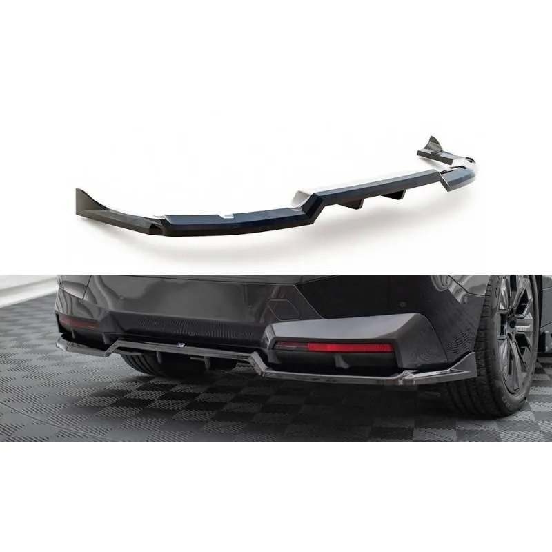Maxton - Arriere Splitter (avec une barre verticale) BMW iX M-Pack i20