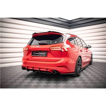 Maxton - Lames De Pare-Chocs Arrière Latérales V.5 Ford Focus Estate ST Mk4 