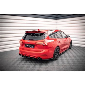 Maxton - Street Pro Central Diffuseur Arriere Ford Focus Estate ST Mk4 Noir