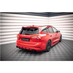 Maxton - Street Pro Central Diffuseur Arriere Ford Focus Estate ST Mk4 Rouge