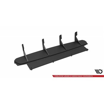 Maxton - Street Pro Central Diffuseur Arriere Ford Focus Estate ST Mk4 Rouge