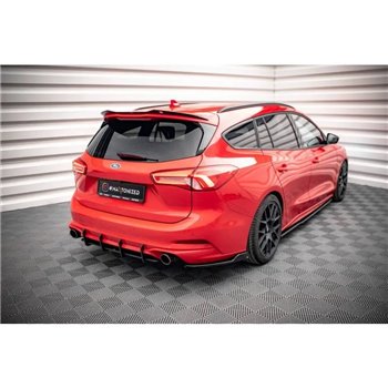 Maxton - Lames De Pare-Chocs Arrière Latérales V.6 Ford Focus Estate ST Mk4 