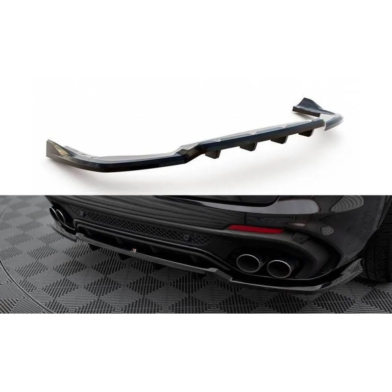 Maxton - Arriere Splitter (avec une barre verticale) Alfa Romeo Stelvio Quadrifoglio Mk1