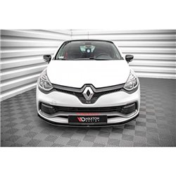 Maxton - Street Pro Lame Du Pare-Chocs Avant Renault Clio RS Mk4 Noir