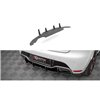 Maxton - Street Pro Central Diffuseur Arriere Renault Clio RS Mk4 Noir-Rouge