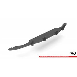 Maxton - Street Pro Central Diffuseur Arriere Renault Clio RS Mk4 Noir-Rouge