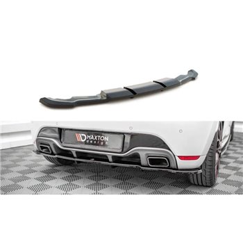 Maxton - Arriere Splitter (avec une barre verticale) Renault Clio RS Mk4