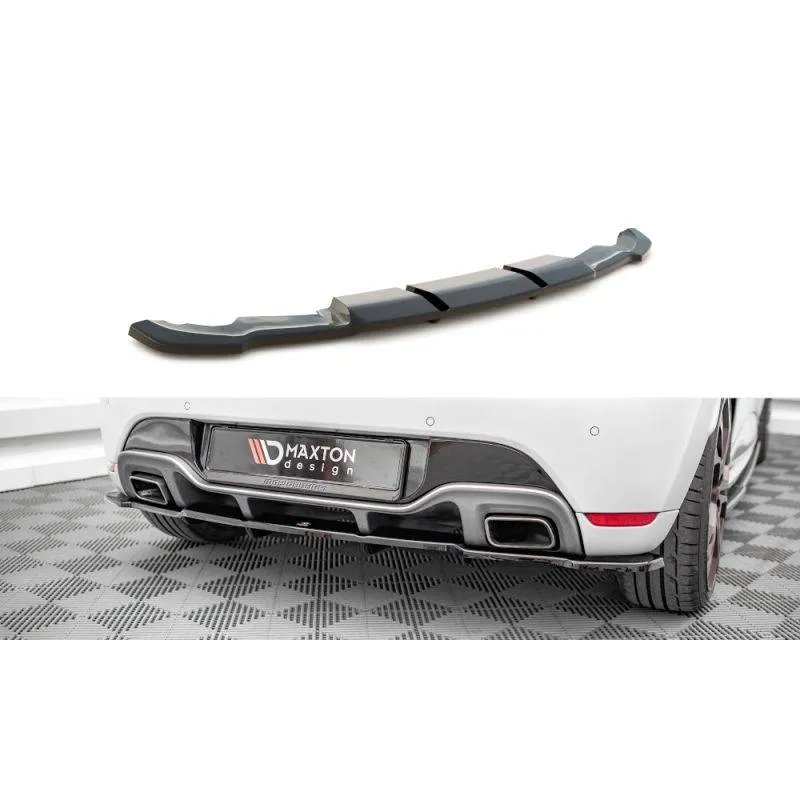 Maxton - Arriere Splitter (avec une barre verticale) Renault Clio RS Mk4