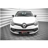 Maxton - Street Pro Lame Du Pare-Chocs Avant Renault Clio RS Mk4 Noir-Rouge