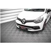 Maxton - Street Pro Lame Du Pare-Chocs Avant Renault Clio RS Mk4 Noir-Rouge