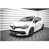 Maxton - Street Pro Lame Du Pare-Chocs Avant Renault Clio RS Mk4 Noir-Rouge