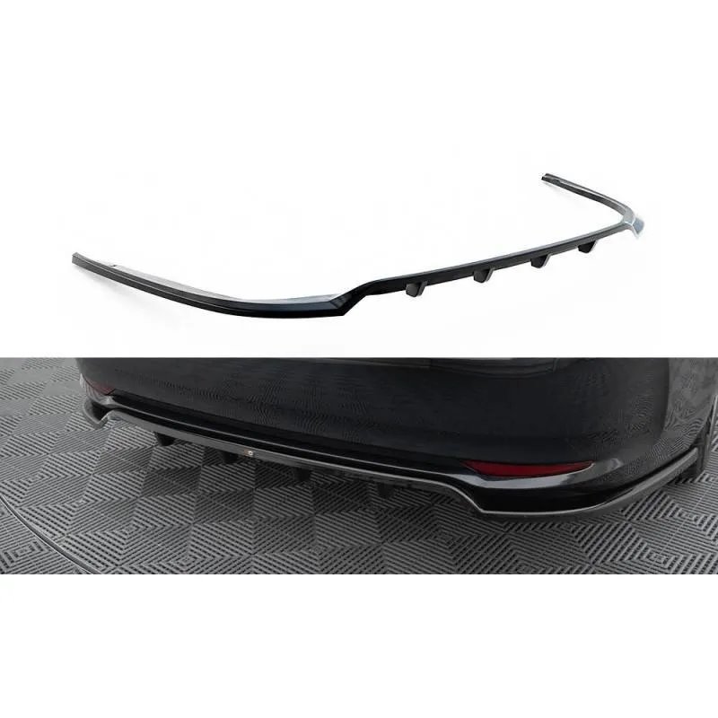 Maxton - Arriere Splitter (avec une barre verticale) Toyota Avensis Sedan Mk3 Facelift