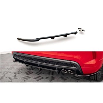 Maxton - Arriere Splitter (avec une barre verticale) Fiat 500X Sport Mk1 Facelift