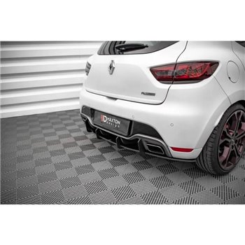 Maxton - Street Pro Central Diffuseur Arriere Renault Clio RS Mk4 Noir
