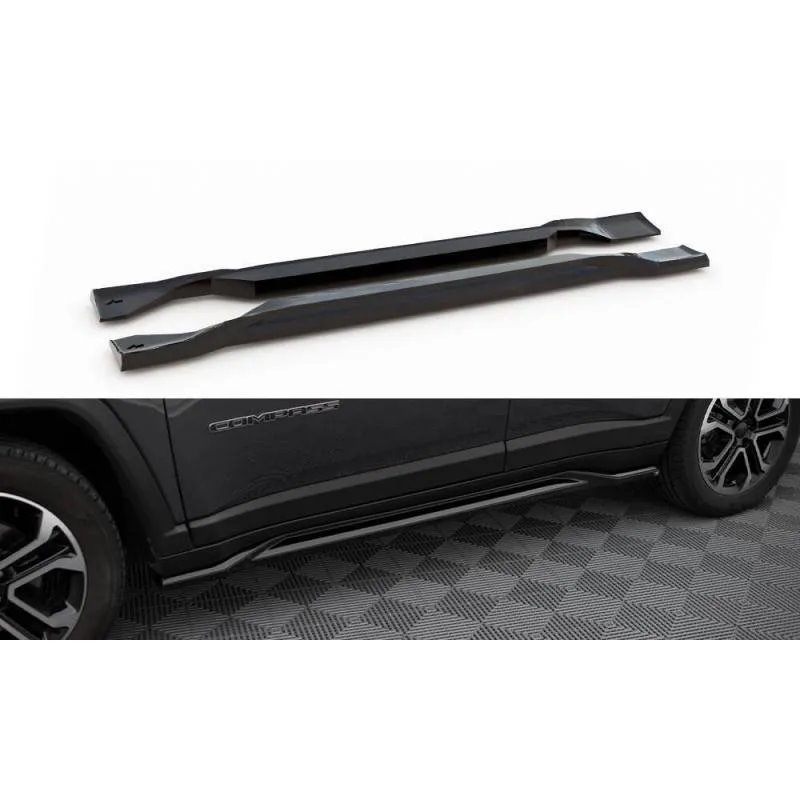 Maxton - Rajouts Des Bas De Caisse Jeep Compass Limited Mk2 Facelift