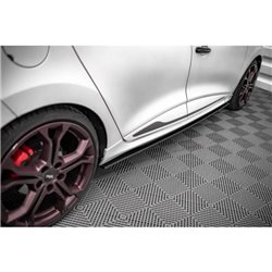 Maxton - Street Pro Rajouts Des Bas De Caisse Renault Clio RS Mk4 Noir-Rouge