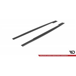 Maxton - Street Pro Rajouts Des Bas De Caisse Renault Clio RS Mk4 Noir-Rouge