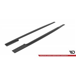 Maxton - Street Pro Rajouts Des Bas De Caisse Renault Clio RS Mk4 Noir-Rouge