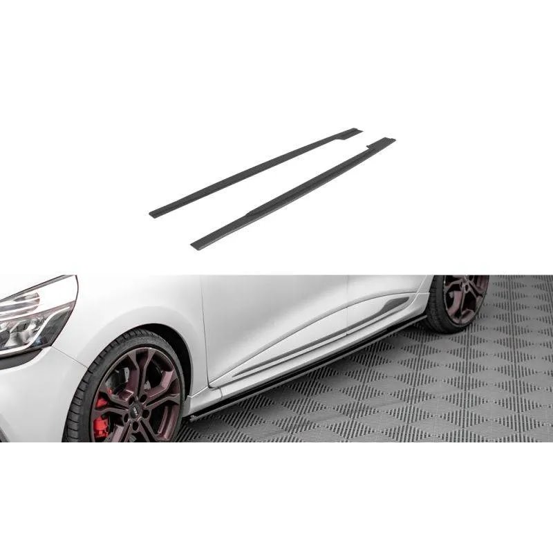 Maxton - Street Pro Rajouts Des Bas De Caisse Renault Clio RS Mk4 Noir