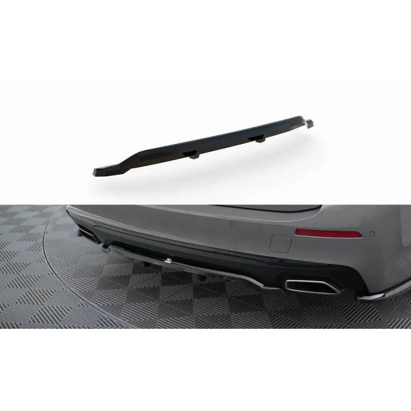 Maxton - Arriere Splitter (avec une barre verticale) BMW 5 G30 / G31 Facelift