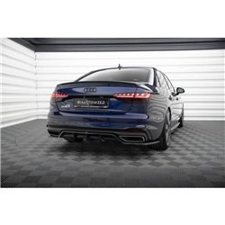 Maxton - Arriere Lame (avec une barre verticale) V.2 Audi A4 S-Line B9 Facelift 