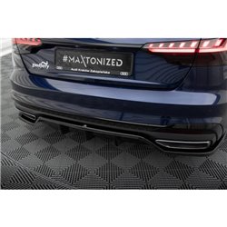 Maxton - Arriere Lame (avec une barre verticale) V.2 Audi A4 S-Line B9 Facelift 