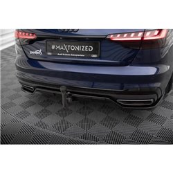 Maxton - Arriere Lame (avec une barre verticale) V.2 Audi A4 S-Line B9 Facelift 
