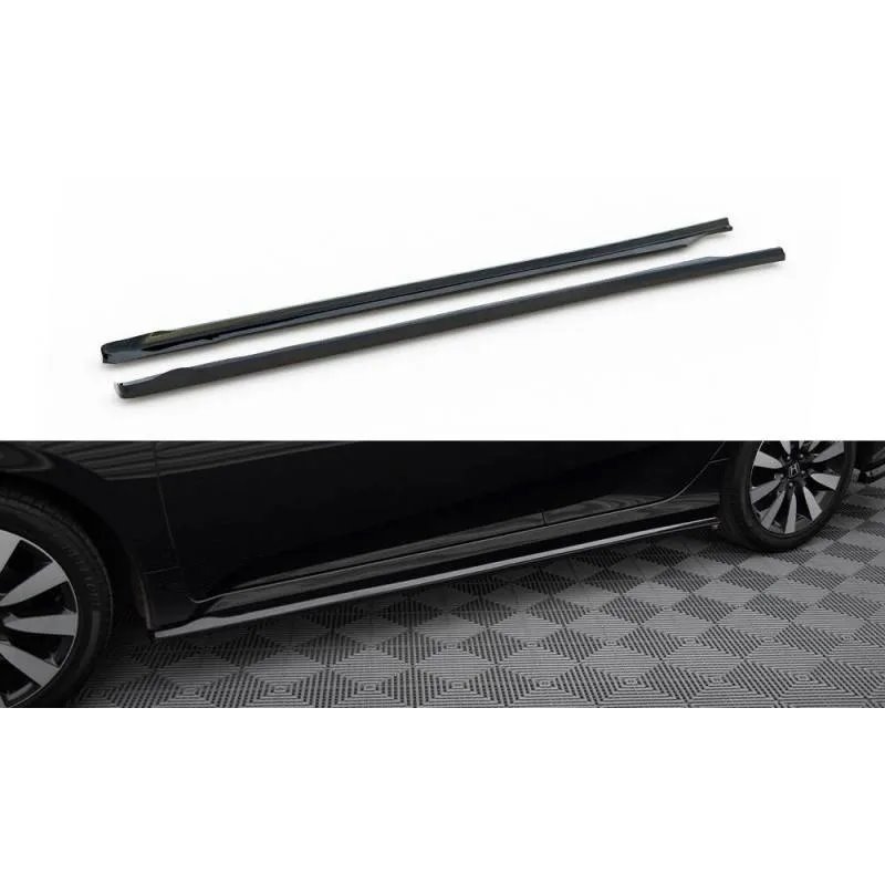 Maxton - Rajouts Des Bas De Caisse Honda Civic Sedan Mk10 / Mk10 Facelift