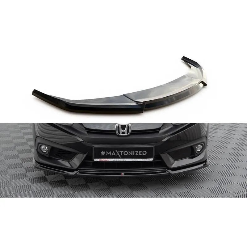 Maxton - Lame Du Pare-Chocs Avant V.2 Honda Civic Sedan Mk10